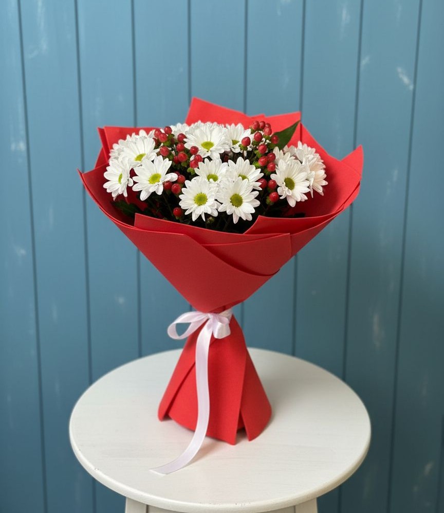 Букет цветов из: Хризантемы в Власихе Алтайский край