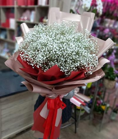 Букет цветов из: Гипсофила в Власихе Алтайский край