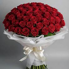 Букет 101 Красная роза Блэк Мэджик в Власихе Алтайский край