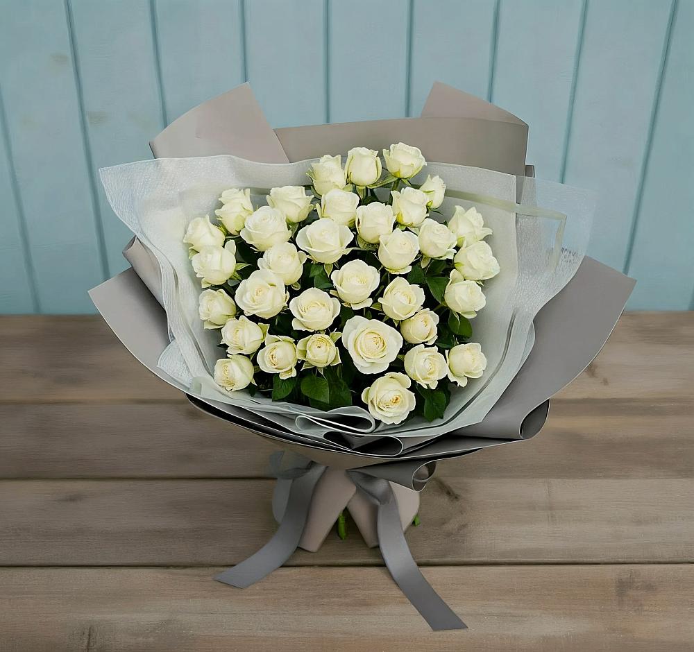 Букет Белоснежная нежность в Власихе Алтайский край
