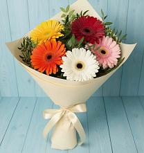 Букет цветов из:  Герберы в Власихе Алтайский край
