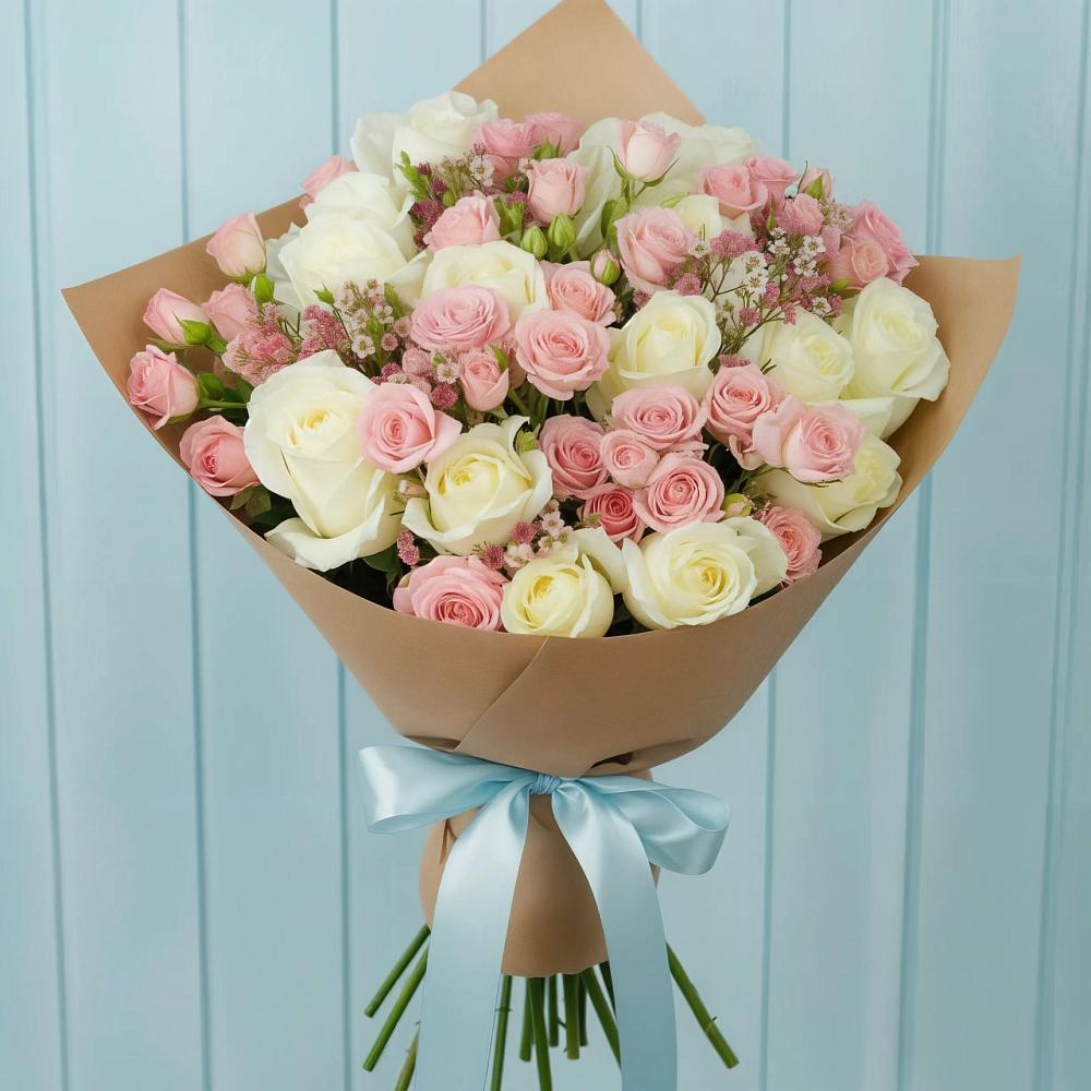 Букет цветов из: Розы в Власихе Алтайский край