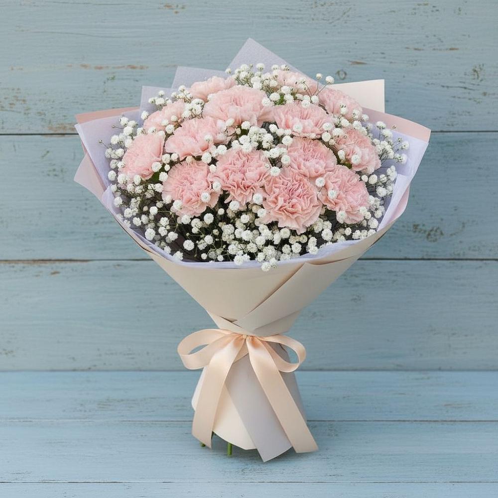 Букет цветов из: Гвоздики в Власихе Алтайский край