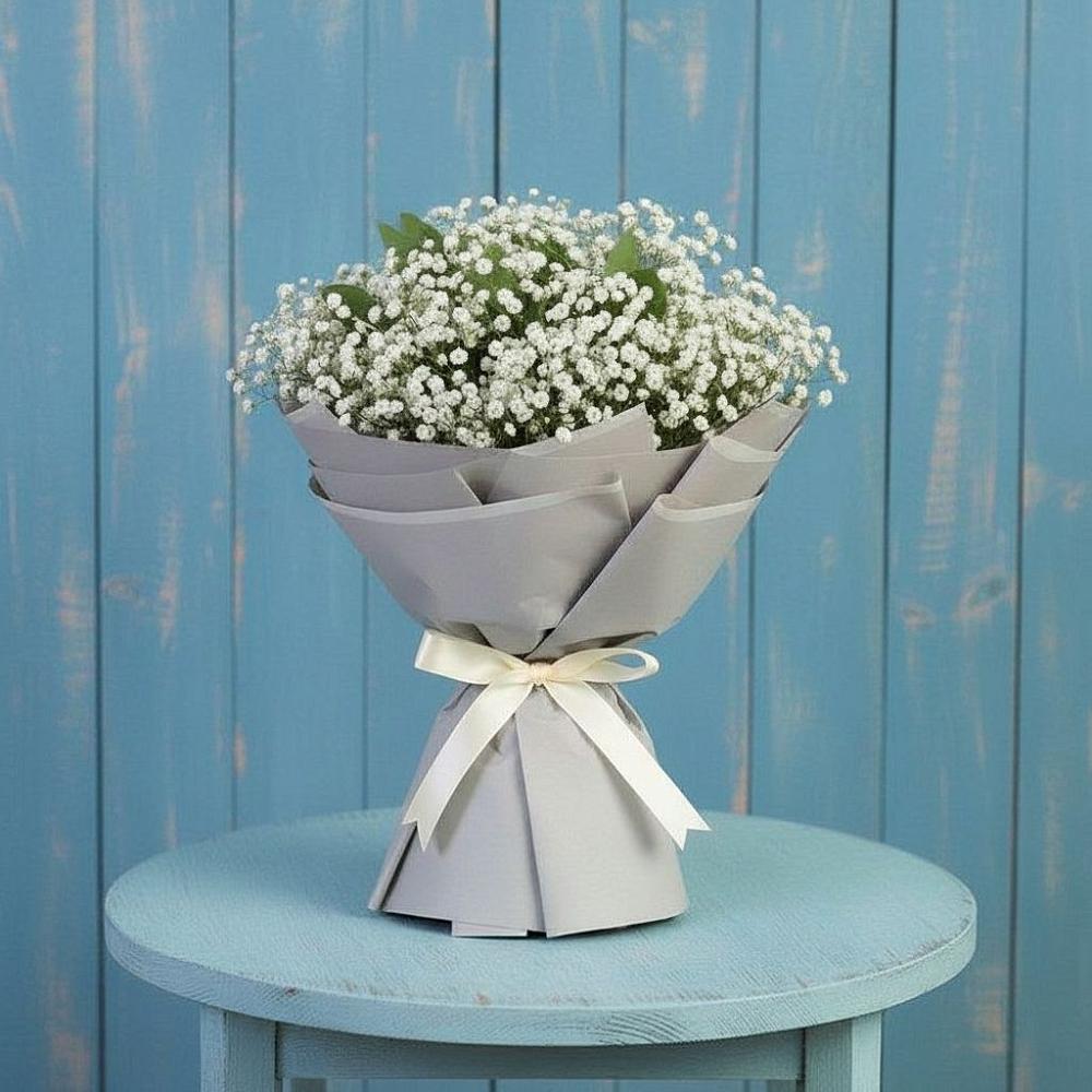 Букет цветов из: Гипсофила в Власихе Алтайский край