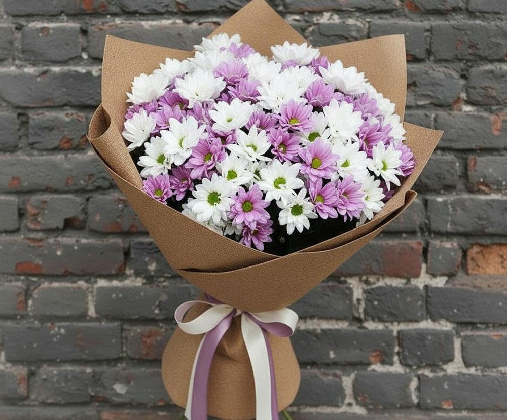 Букет цветов из: Хризантемы в Власихе Алтайский край