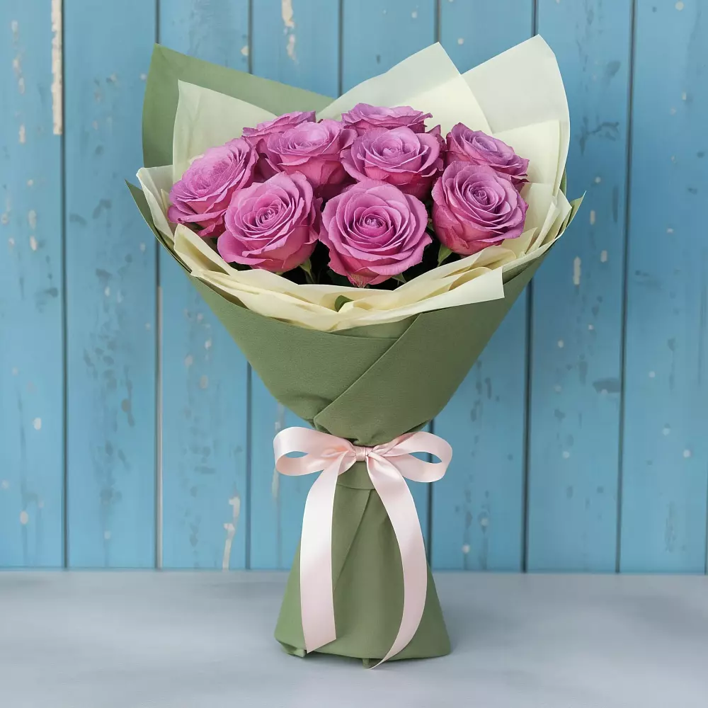 Букет Розы Фёрст Леди в Власихе Алтайский край