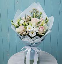 Букет цветов из:  Розы и Лизиантусы #REPLACE_PRED# Власихе Алтайский край