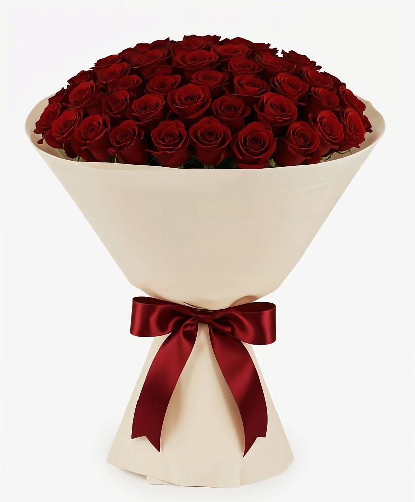 Букет 101 Бордовая роза Блэк Бакарра в Власихе Алтайский край