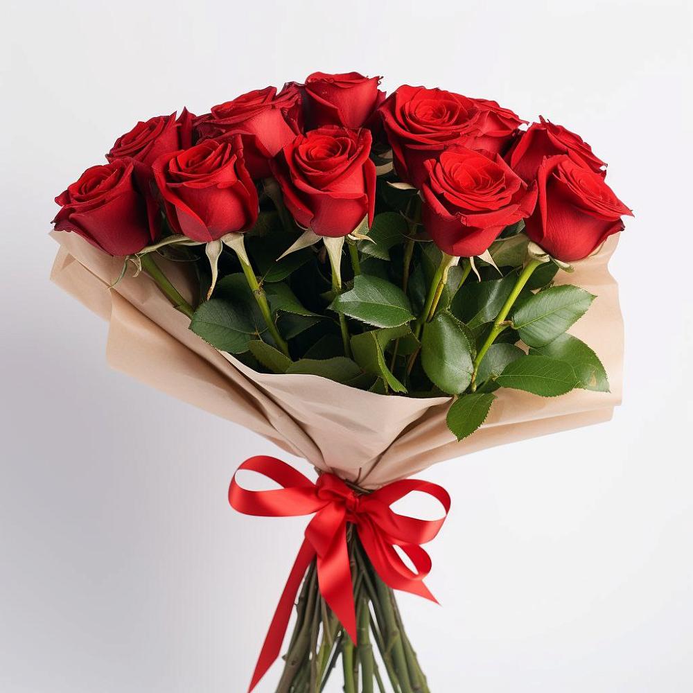 Букет 11 Красных роз Эдлесс Лав в Власихе Алтайский край